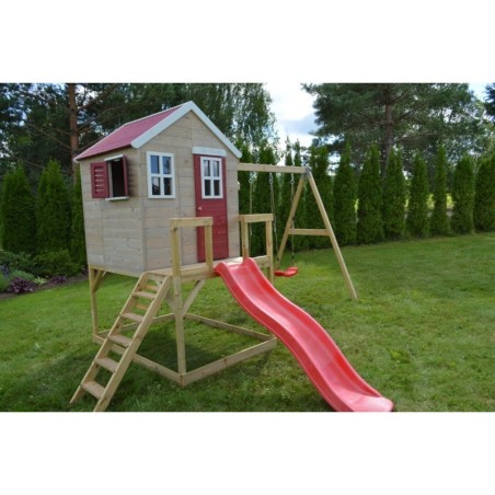 Mängumaja mänguväljak M28R punane (moodul ... | FreshDesign.ee