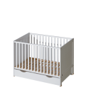 Võrevoodi sahtliga 120x60 Basic valge | FreshDesign.ee