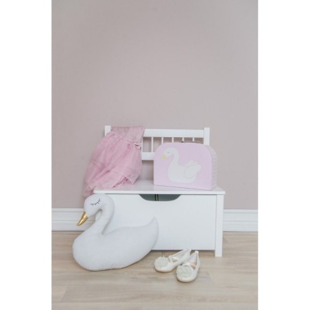 Laste puidust hoiukast/pink, valge | FreshDesign.ee