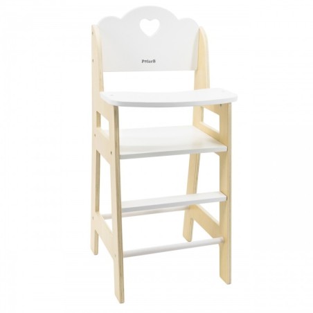 Puidust valge söögitool nukule | FreshDesign.ee