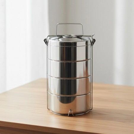 Termoterasest lõunasöökla, 4 taset, 4x900 ml