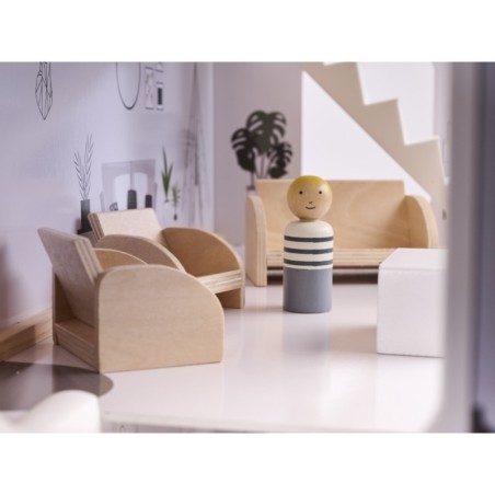 Puidust nukumaja + mööbel, 80 cm | FreshDesign.ee