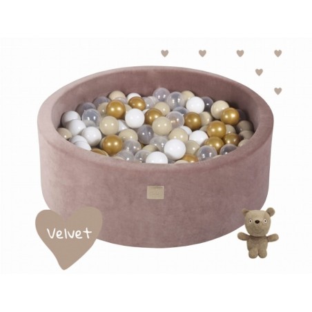 Pallimeri Teddy bear velvet H30 + 250 palli | FreshDesign.ee