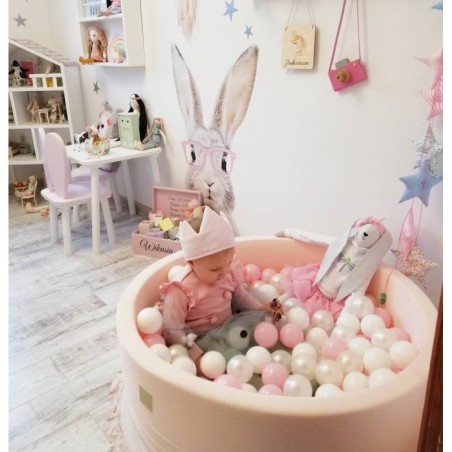 Pallimeri H40 + 200 palli, roosa | FreshDesign.ee