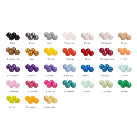 Pallimeri H40 + 200 palli, mint | FreshDesign.ee