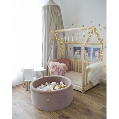 Pallimeri Teddy bear velvet H40 + 250 palli | FreshDesign.ee