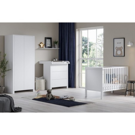 Kahe uksega kapp lastetuppa BASIC valge | FreshDesign.ee