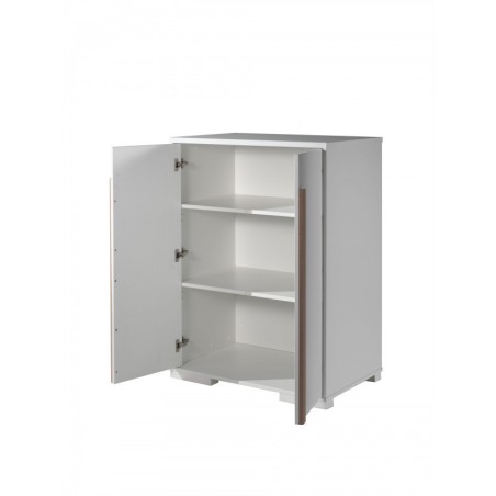 Riidekapp London 2 uksega, valge/pöök | FreshDesign.ee