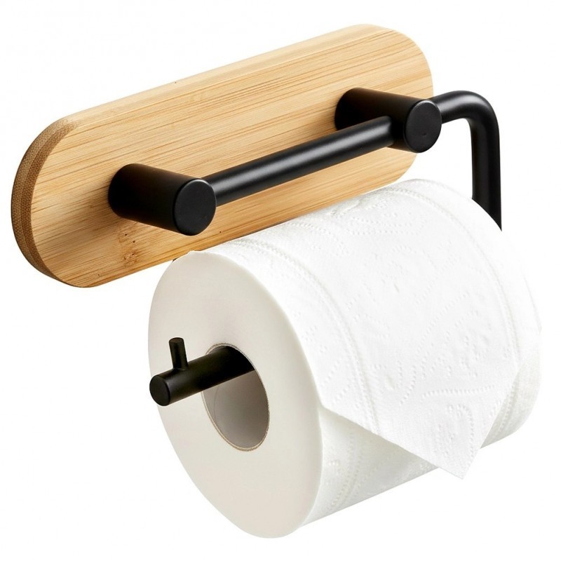 Metallist bambusest tualettpaberihoidja, m... | FreshDesign.ee