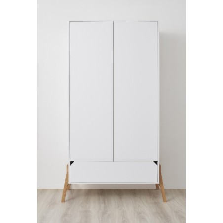 Lotta kahe uksega riidekapp snow valge | FreshDesign.ee