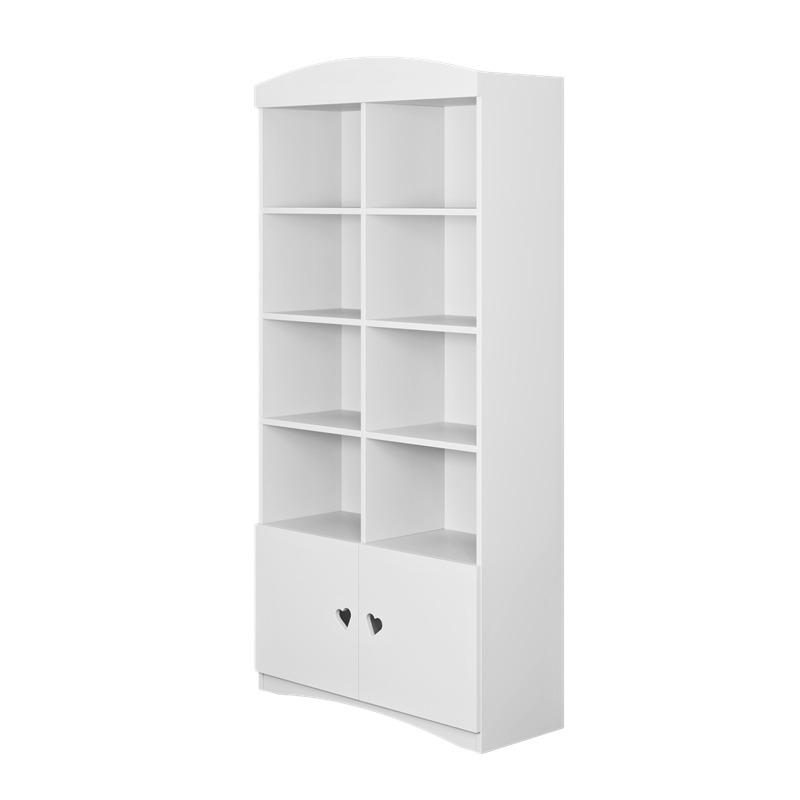 Raamaturiiul Julia valge, 186 x 90 cm | FreshDesign.ee