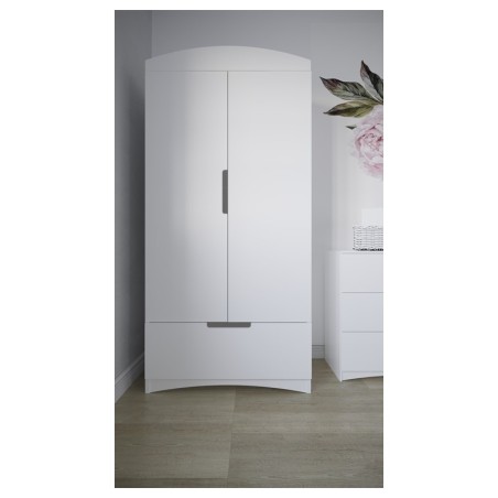 Riidekapp klassika valge, 186x90 cm | FreshDesign.ee