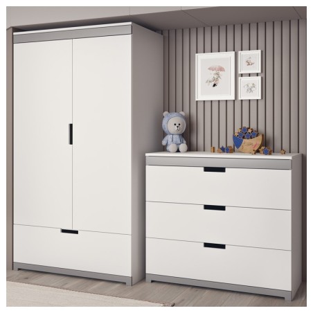 Riidekapp valge, 182x100 cm | FreshDesign.ee