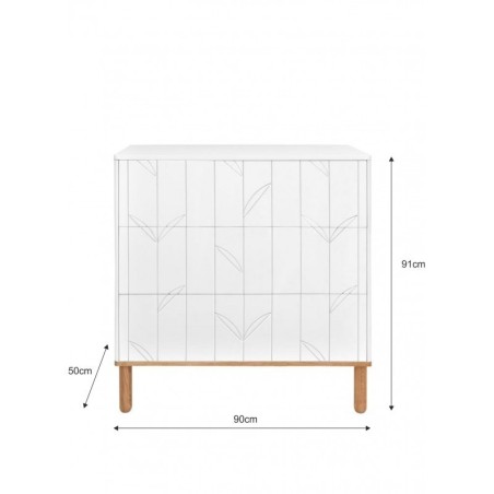Kolme sahtliga kummut Toteme Botanic | FreshDesign.ee