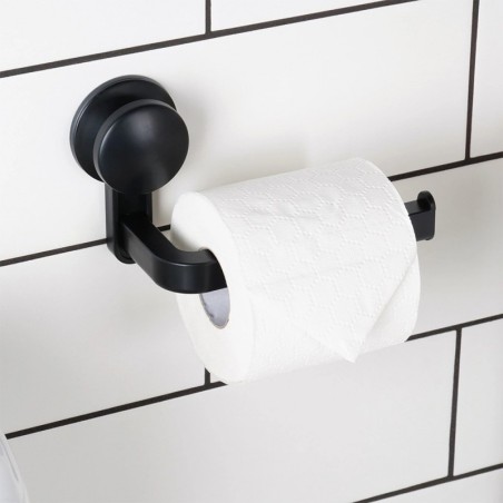 Tualettpaberi hoidik iminapaga, must, 16,5 cm