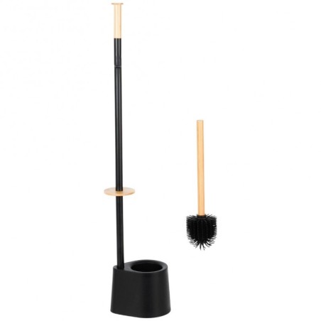 Tualettpaberi alus harjaga, must, 66 cm | FreshDesign.ee