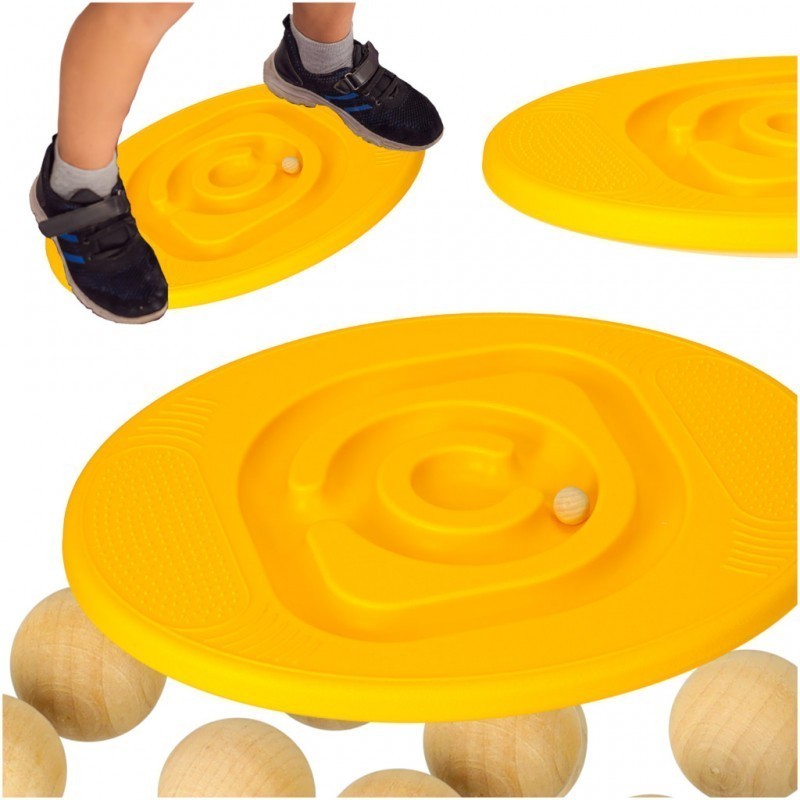 Tasakaalu laud labürint, kollane | FreshDesign.ee