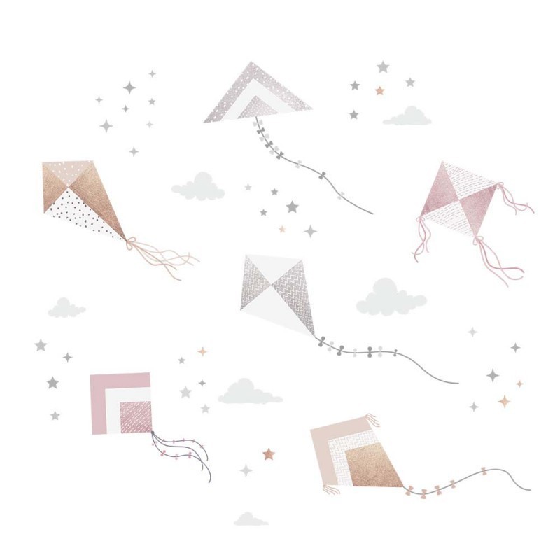 Seinakleebis tuulelohed roosa | FreshDesign.ee