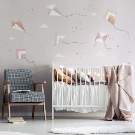 Seinakleebis tuulelohed roosa | FreshDesign.ee