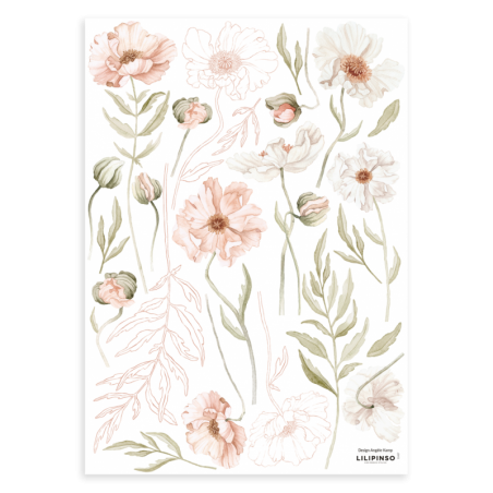 Seinakleebised ISLANDIC POPPIES | FreshDesign.ee