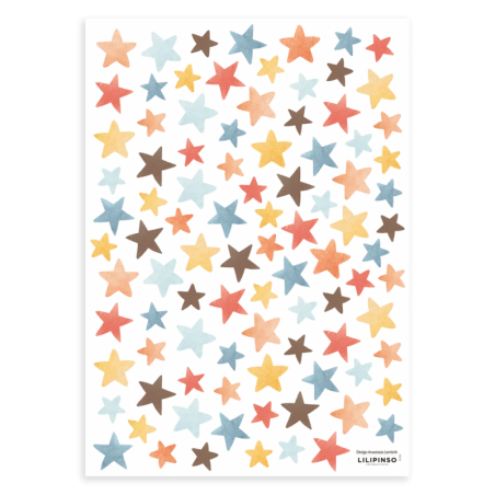 Seinakleebised värvilised tähekesed | FreshDesign.ee