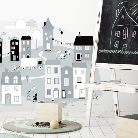 Seinakleebis linn, hall, L | FreshDesign.ee
