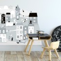 Seinakleebis linn, hall, L | FreshDesign.ee