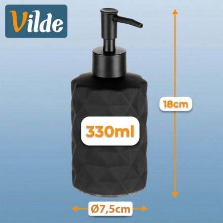 Klaasseebi dosaator, must, 330 ml | FreshDesign.ee