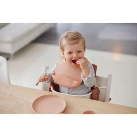 Silikoonist sööginõude komplekt, pale pink | FreshDesign.ee