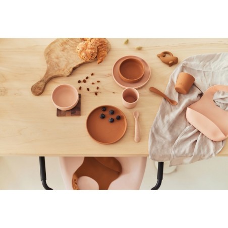 Silikoonist sööginõude komplekt, caramel | FreshDesign.ee