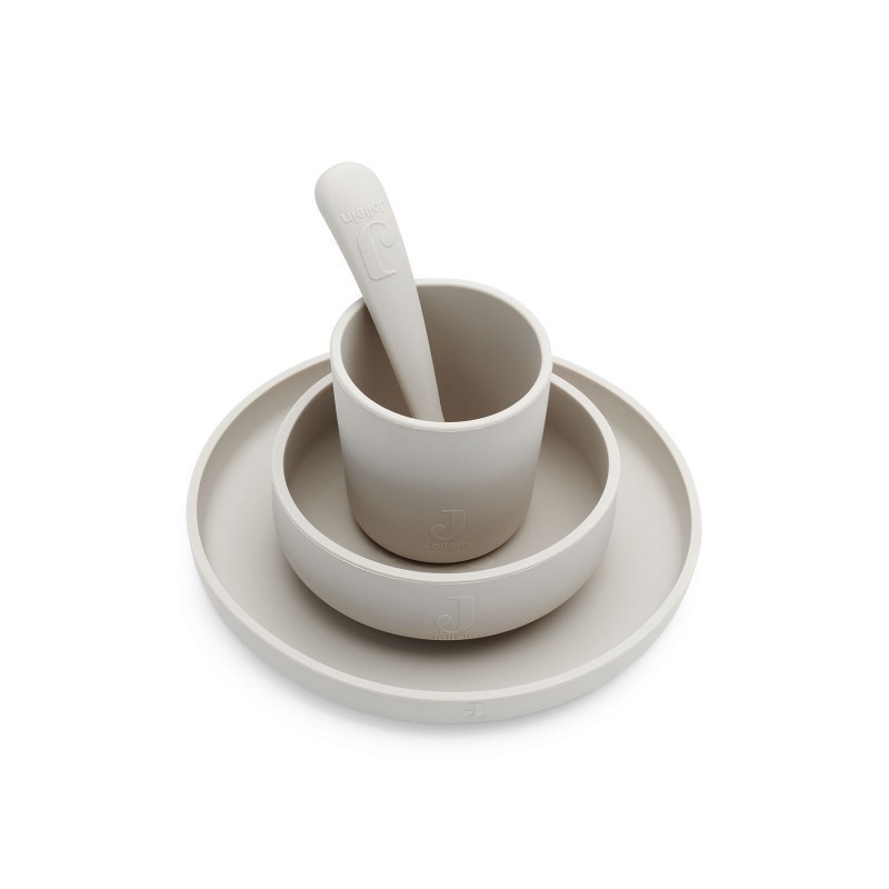 Silikoonist sööginõude komplekt, nougat | FreshDesign.ee
