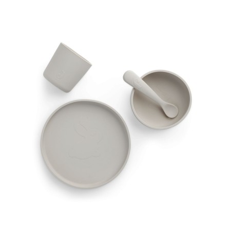Silikoonist sööginõude komplekt, nougat | FreshDesign.ee