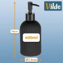 Klaasseebi dosaator, must, 400 ml | FreshDesign.ee