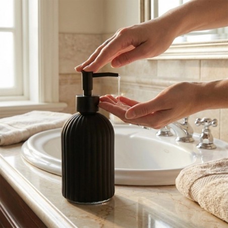 Klaasseebi dosaator, must, 400 ml | FreshDesign.ee