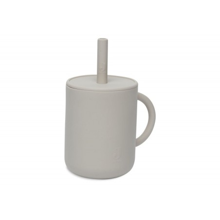 Silikoon joogitops kõrrega, nougat | FreshDesign.ee