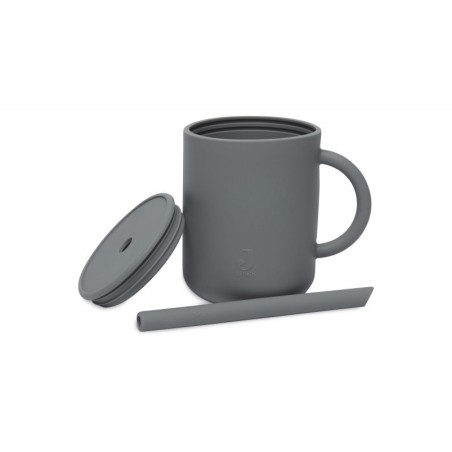 Silikoon joogitops kõrrega, storm grey | FreshDesign.ee