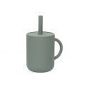 Silikoon joogitops kõrrega, ash green | FreshDesign.ee