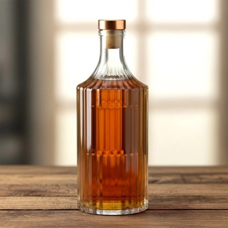 Korgiga klaaspudel, 500 ml