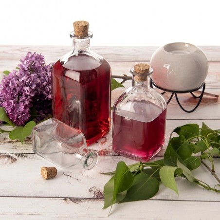 Korgiga klaaspudel, 110 ml