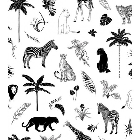 Fliistapeet BLACK MAJIK savannah loomad | FreshDesign.ee