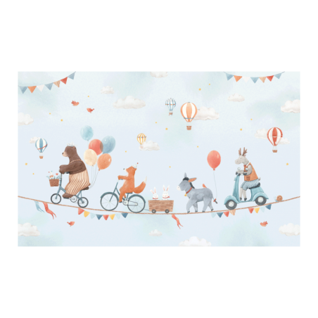 Panoraamtapeet GENTLE FRIENDS loomad ja õh... | FreshDesign.ee