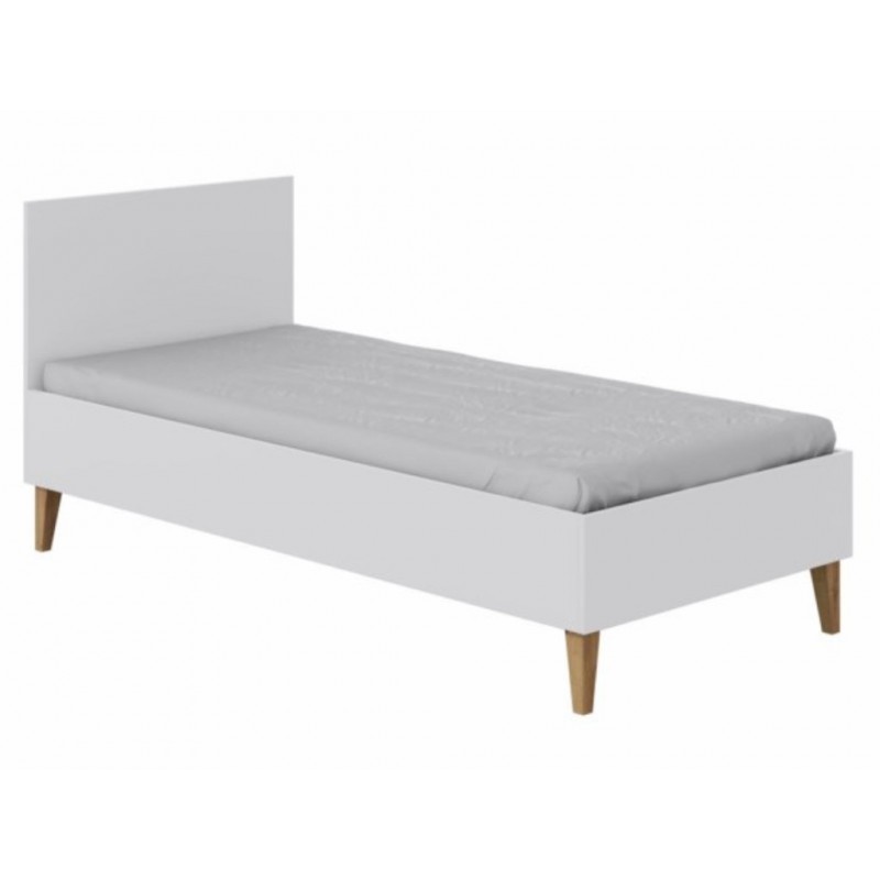 Voodi kubi 80x180 cm, valge | FreshDesign.ee
