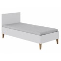 Voodi kubi 80x180 cm, valge | FreshDesign.ee