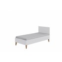 Voodi kubi 80x180 cm, valge | FreshDesign.ee