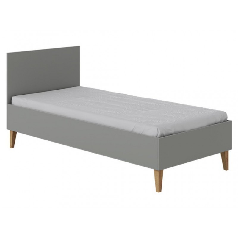 Voodi kubi 80x180 cm, hall | FreshDesign.ee