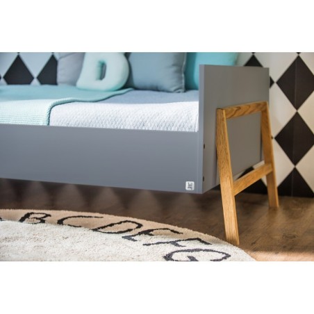 Lotta juuniorvoodi 90x200 hall | FreshDesign.ee