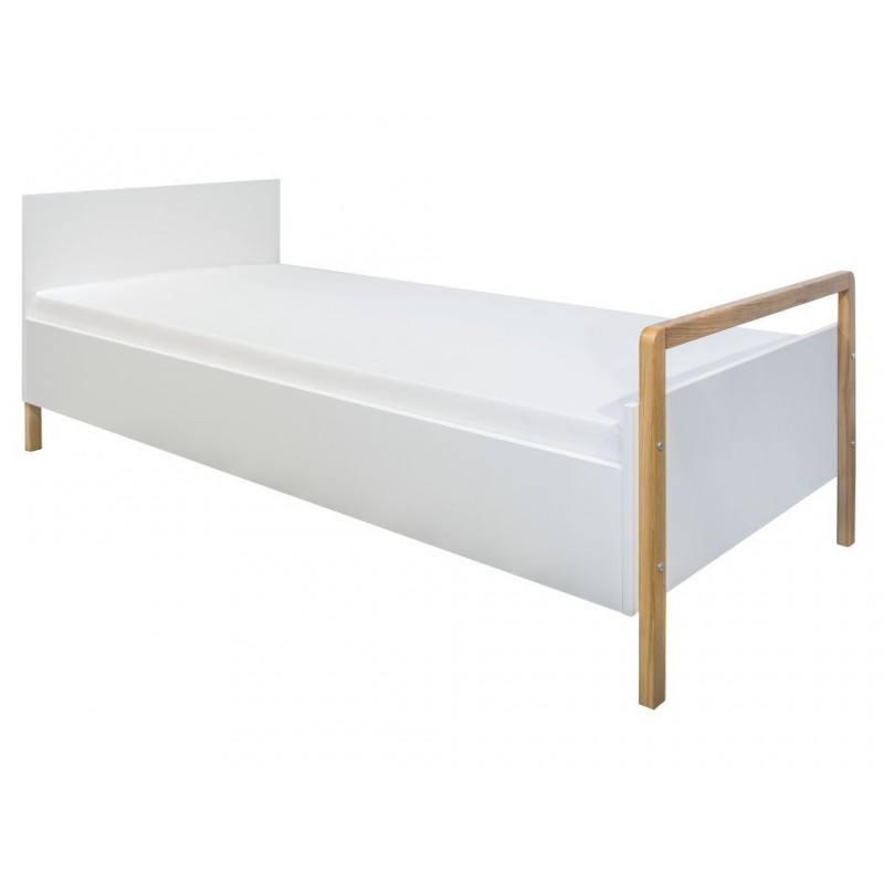 Voodi Victor 80x180 cm, valge | FreshDesign.ee