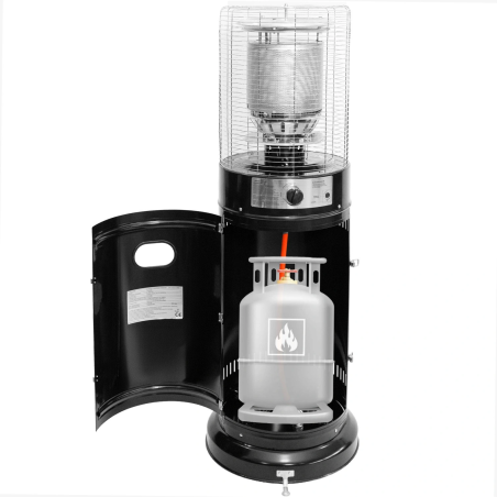 Gaasisoojendi 11 kW klaas, terrass, aiasoojendus koos regulaatori vooliku ja kattega