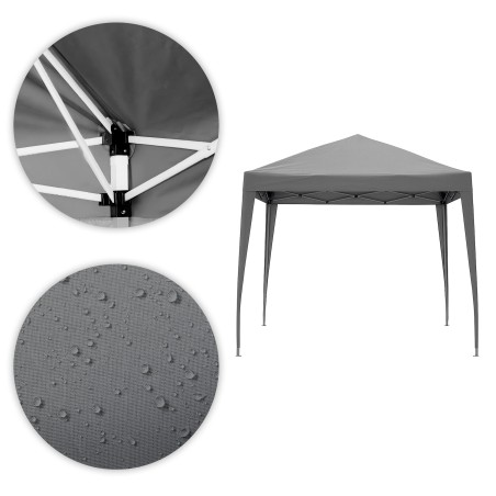 3x3 m Kiirpaigaldatav Aiatelk 4 Eemaldatava Seinaga