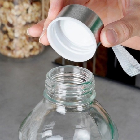 Klaasist veepudel 1, 1 liitrit | FreshDesign.ee